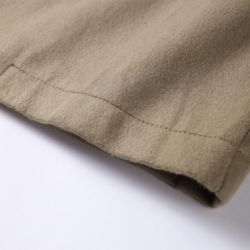 Podzimní a zimní oblekový límec, jednobarevný vlněný kabát, dámská krátká bunda na jeden knoflík, módní nový styl