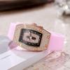 Women Fashion Quartz Watch With Diamond Embellishments For Casual Wear