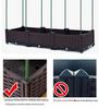 Extra Large Plastic Raised Vegetable & Flower Planter for Balcony/Courtyard