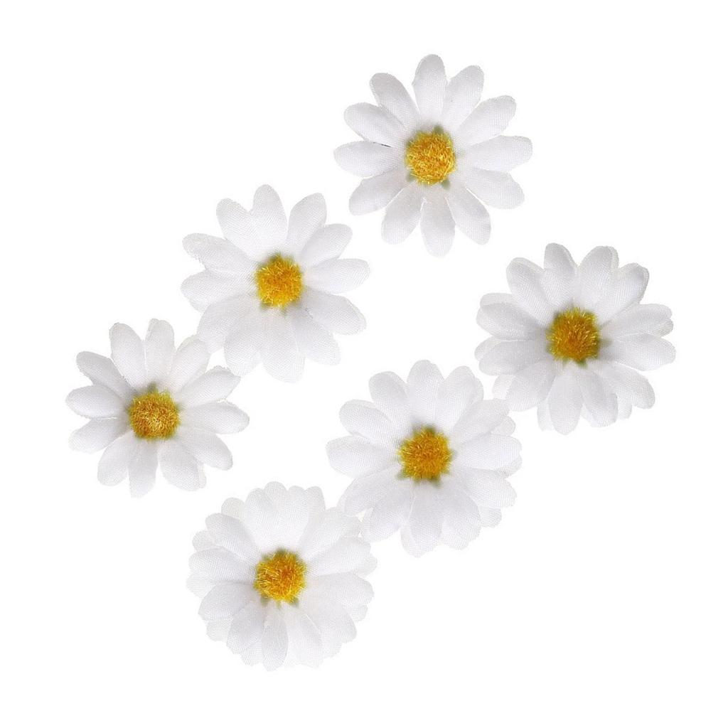 6Pieces Elegant Hair Clip for Music Festival Wedding Sunflower Hair Pin All Age Fashion Hair Barrettes for Side Bangs