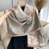 Thickened Jacquard Office Shawl Warm Women'S Flower Long Imitation Cashmere Scarf Double-Sided Scarf
