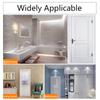 Stainless Steel Rubber Magnetic Door Stopper Punch-free Sticker Concealed Door Holder Floor-mounted Nail-free Doorstop