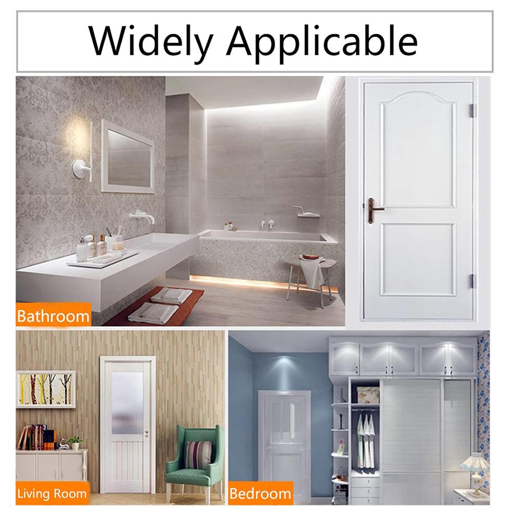 Stainless Steel Rubber Magnetic Door Stopper Punch-free Sticker Concealed Door Holder Floor-mounted Nail-free Doorstop