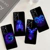 Twelve Constellations Case For Samsung Galaxy S24 Ultra S22 S23 Plus Note 10 Note 20 S8 S9 S10 S20 S21 FE Cover