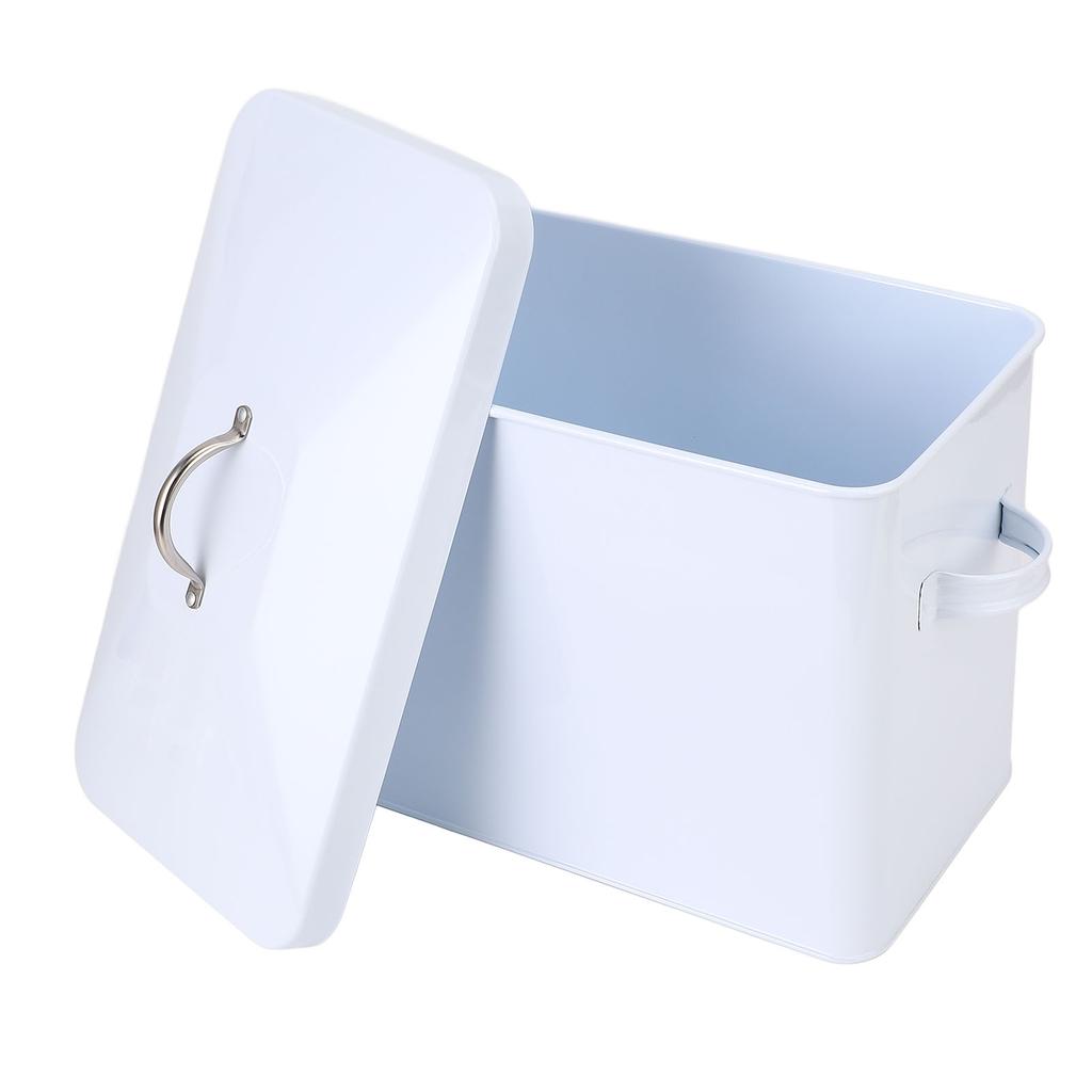 Metal Bread Box with Handle Multifunction Excellent Sealed Iron Retro Bread Storage Container For Kitchen Countertop