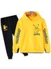 Unisex Anime Pikachu Hoodie Set for Kids - New Style