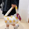 Strawberry Bear Armpit Bag Plush Love Shoulder Bag Handbag Cute Children's Handbag
