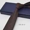 Luxury 7cm Grey Plaid Cotton Neck Ties For Men Soft TR Fabric Red Striped Neckties Casual Ties Wedding Party Groom Cravat Gift