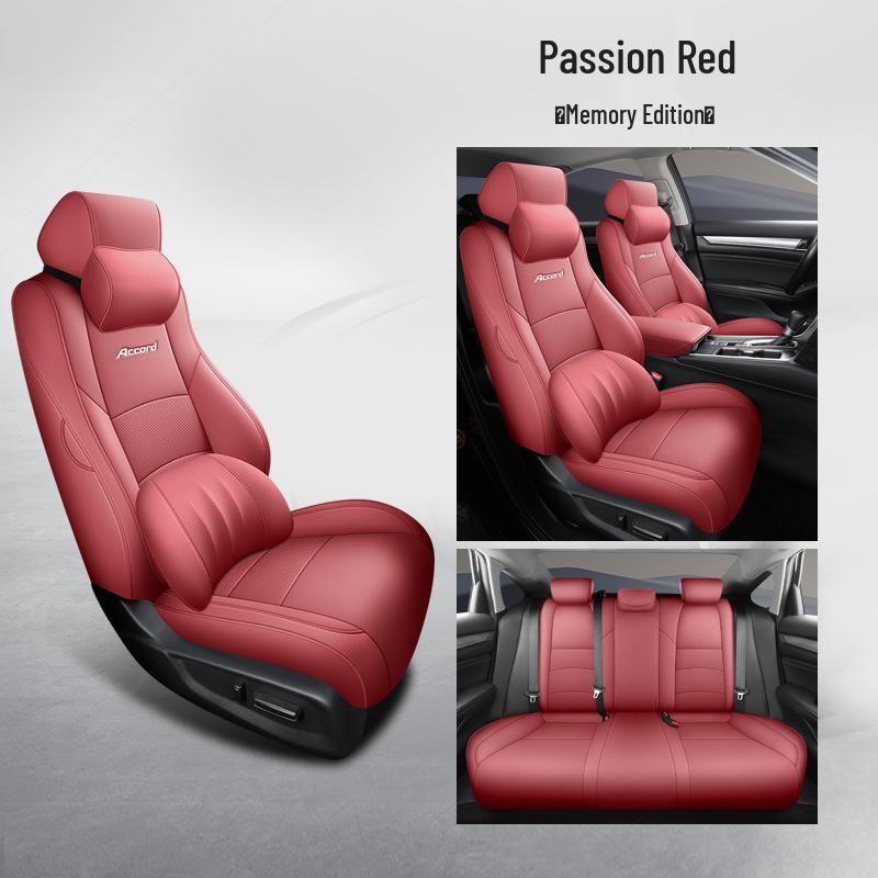 Accord Tenth Gen Leather Seat Cushion - Universal Fit, Four Seasons, Five-Seat.