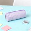 Premium Striped Pencil Bag Roomy Compartment Efficient Organization for Office School Supplies Travel Essential Portable