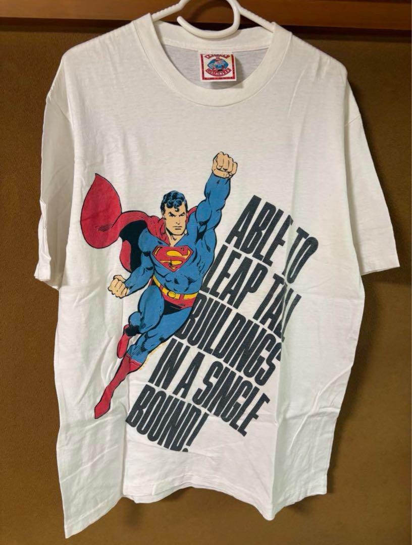 

[USED] 90s Movie Superman Vintage T-Shirt Made in USA American Comics DC