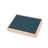 48 Grids Earrings Display Tray Velvet Ring Earring Holder Wood Rings Tray  Jewelry Storage Box