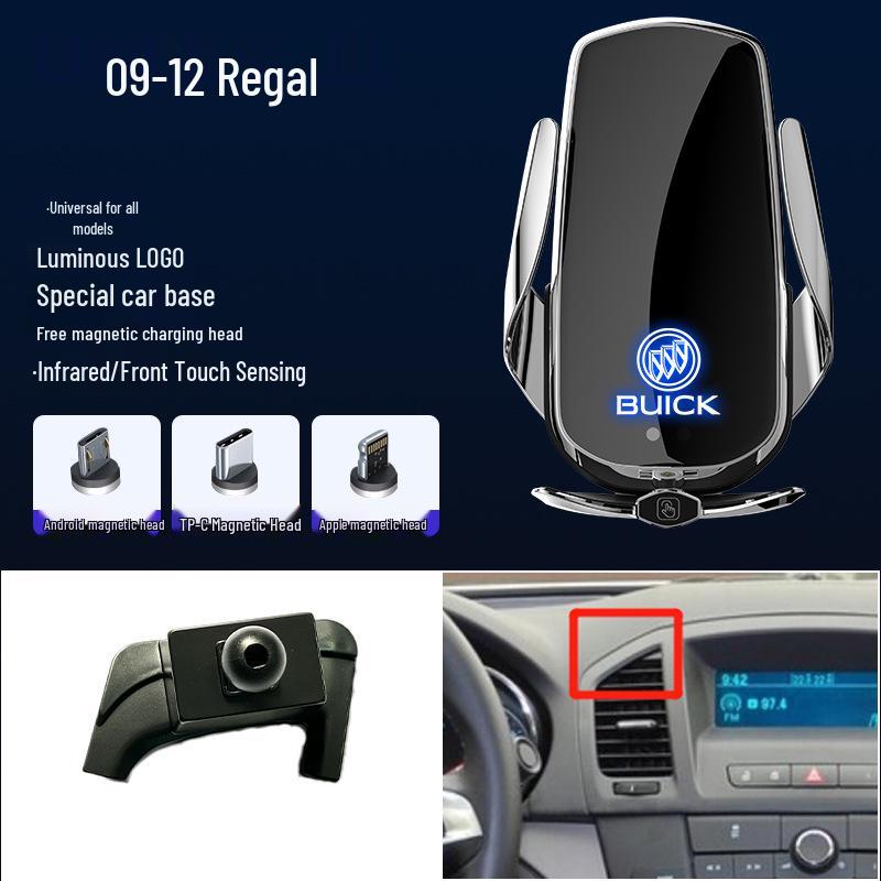 Magnetyczny Bezprzewodowy Szybki Ładowarka Uchwyt na Telefon Samochodowy do Buick GL8/Excelle/Regal/Verano/Envision