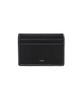Lemasque Lons Stitch Cowhide Card Holder Black