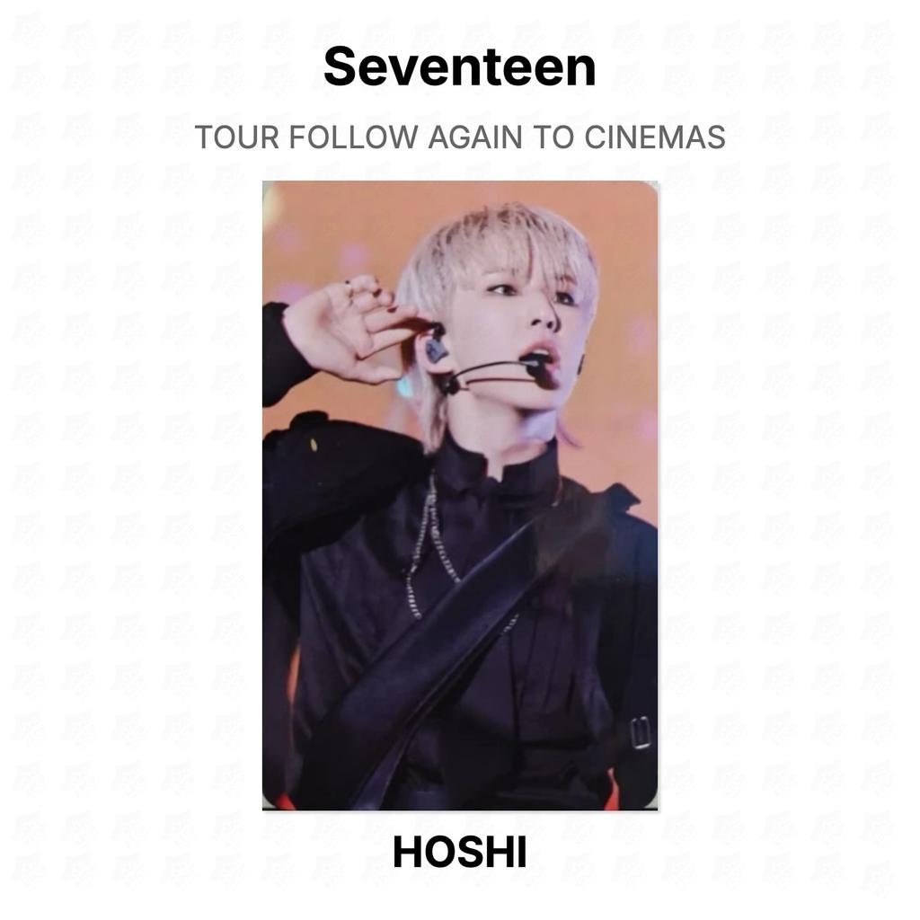 Seventeen TOUR FOLLOW AGAIN TO CINEMAS Official Photocard