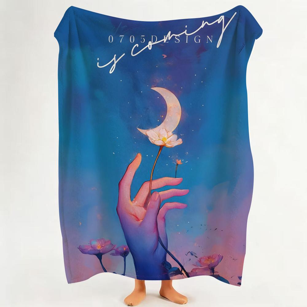 

Art A Artistic Throw Flannel Throw Blanket Suitable for Sofa Living Room Bedroom 75cmx90cm