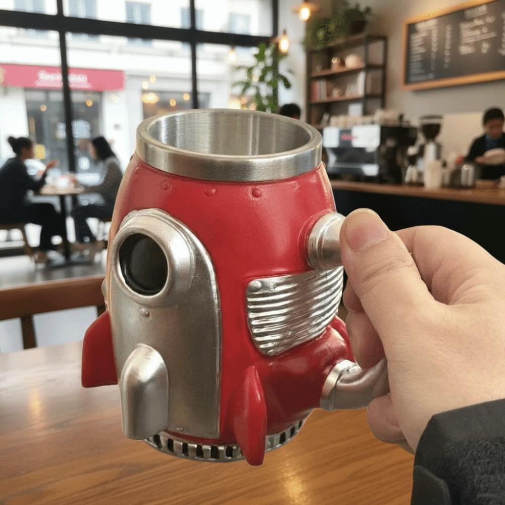 3D Spacecraft Design Spaceship Mug Funny Drinking Cup Unique Water Cup Valentine's Day Gift