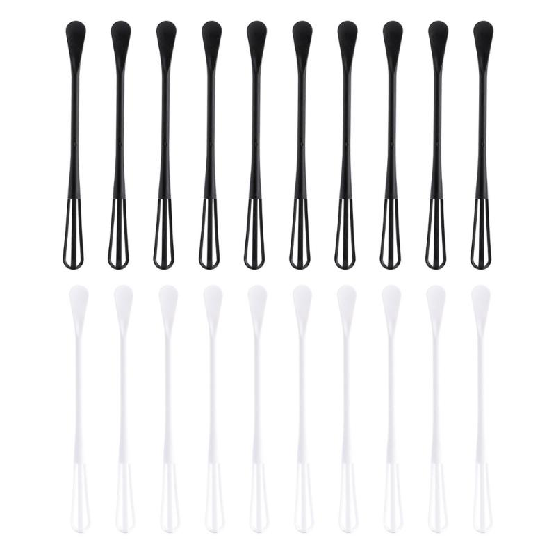 

20PCS Double Purpose Cooking Utensils Convenient Storage Design Whisking Instrument Food Grades Plastic Eggs Beater and Stirrer 1