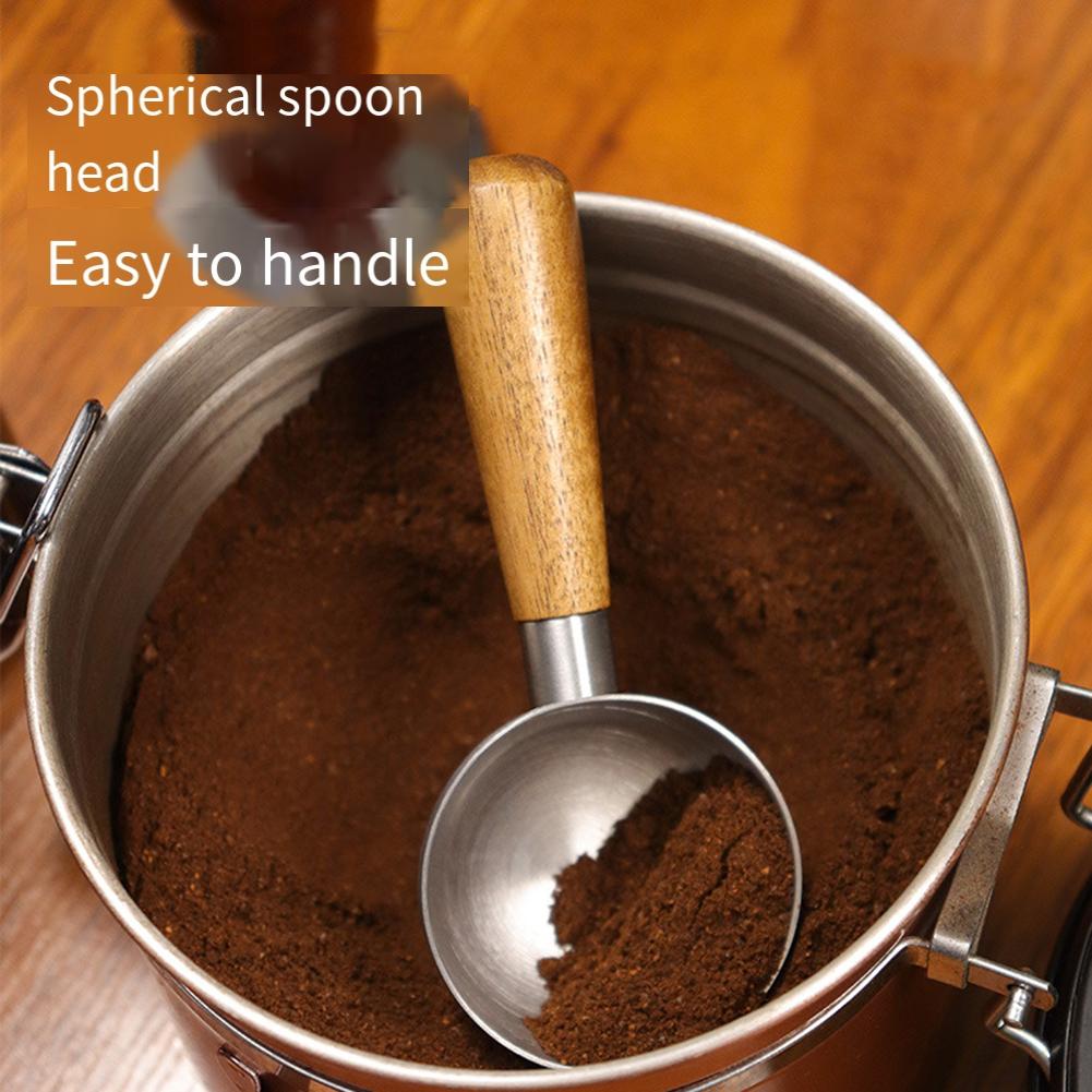 Coffee Measuring Spoon Stainless Steel Spoon Travel-Friendly Versatile Usage 12g Coffee Scoop Ergonomic Design