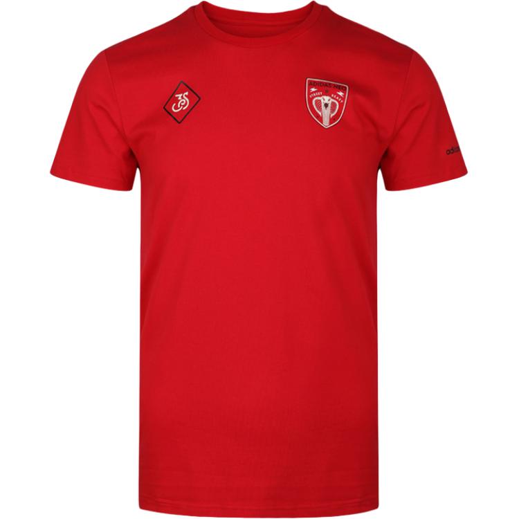 Adidas Neo T Shirts Men s Red Crew Neck Moderate EI4528 M