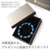 [GOLD STONE] Glowing Firefly Glass Blue Bracelet, Okinawa Power Stone, Inner Diameter: Approx. 16.5cm