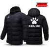 KELME Men's Hooded Padded Winter Jacket