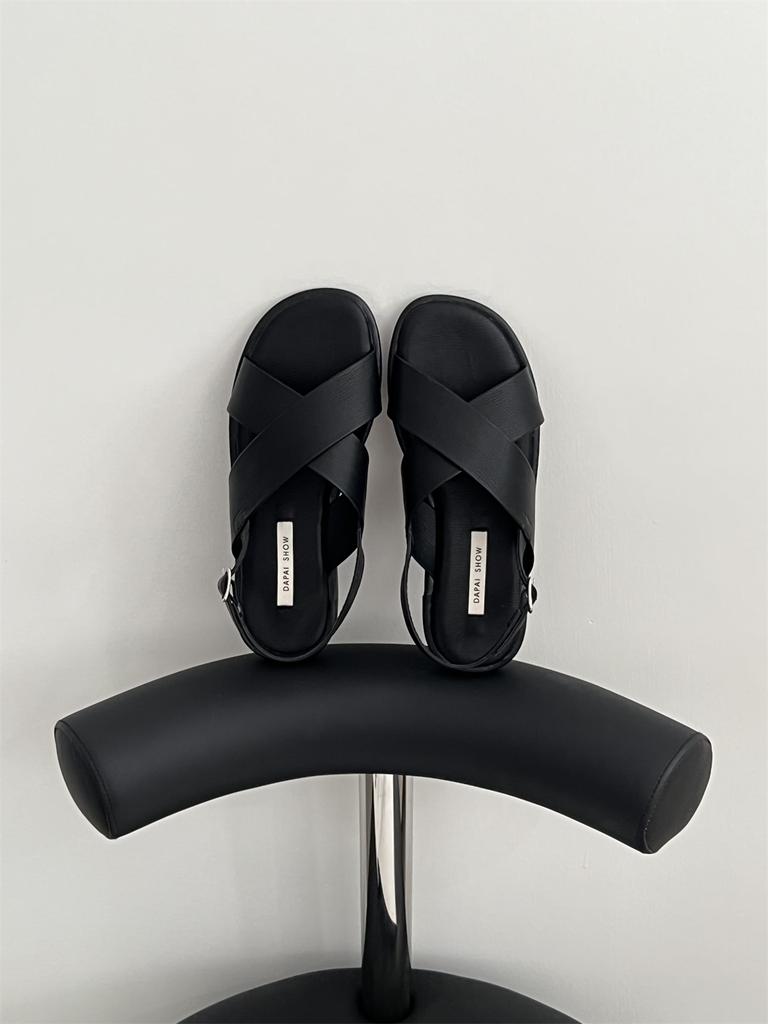 Fashion Comfort Shoes for Women Beach Sandals Open Toe Summer Heels Cross Flat Peep Girls Gladiator 2025 Fashion New Rome Scandals Casua