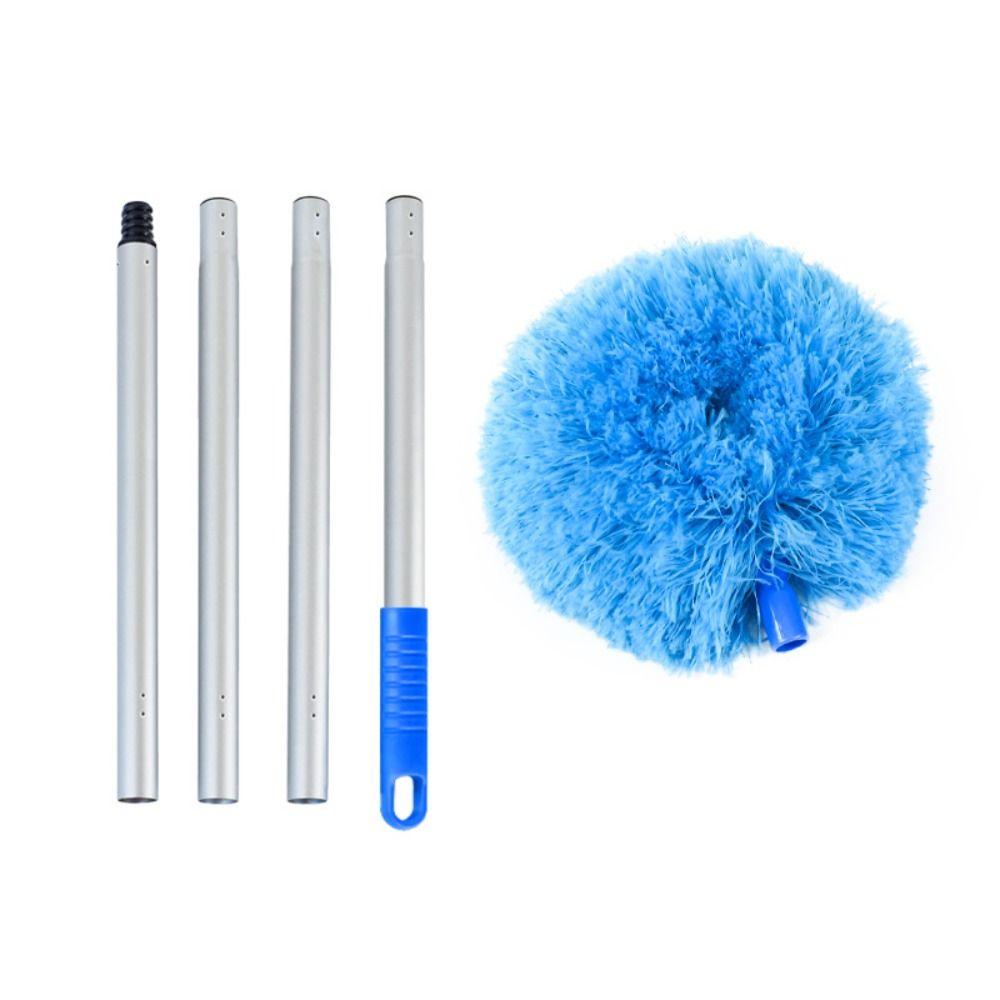 

Reusable Ceiling Fan Duster Removable Microfiber Duster Ceiling Fan Cleaner Cleaning Wall Door синий