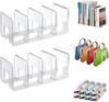 Acrylic Children'S Shoe Organizer, 4-Compartment Transparent Shoe Rack,Baby Shoe Storage Shelf, for Various Room Types