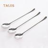 Long Handle Stainless Steel Tea Coffee Spoon Cocktail Ice Cream Soup Spoons Cutlery