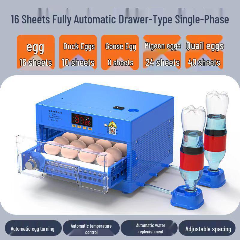 Incubatrice Automatica Intelligente per Uova: Adatto per la schiusa di pulcini, anatroccoli e ochetti.
