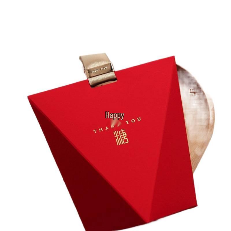 Creative Red Chinese Wedding Candy Boxes - New Style Candy Bags