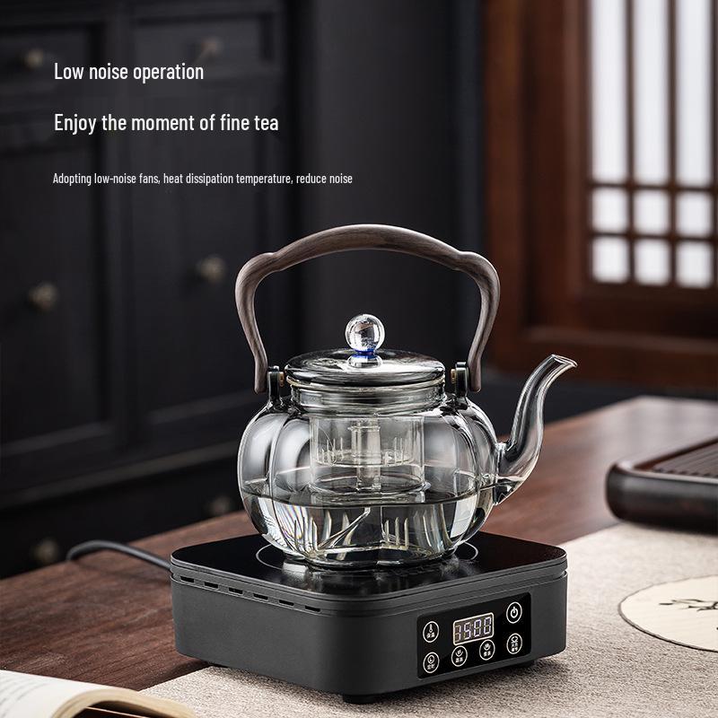 Intelligenter elektrischer Keramik-Teekessel und -Kocher - Multifunktional zum Kochen, Dämpfen und Zubereiten von Tee