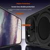 For Honor Magic6 5G Case Magnetic Kickstand Hollow Heat Dissipation Silicone+PC+Metal Bumper Phone Cover