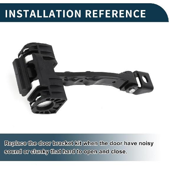 Door Check Strap Stopper Limiter for Volkswagen Jetta IV 2010-2018 No.5C6837249B | Front Left Right Door Check Bracket Stop Door Checker Arm Assembly