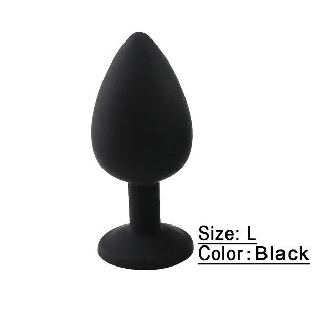 Silicone Anal Plug Unisex Sex Stopper Adult Sex Toys Men/Women Prostate Massager Anal Trainer Butt Plugs for Couples/Gay