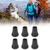 15 Pcs Plastic Walking Stick Cap Enhanced Grip End Caps Protector Durable Hiking Pole Tip  Walking