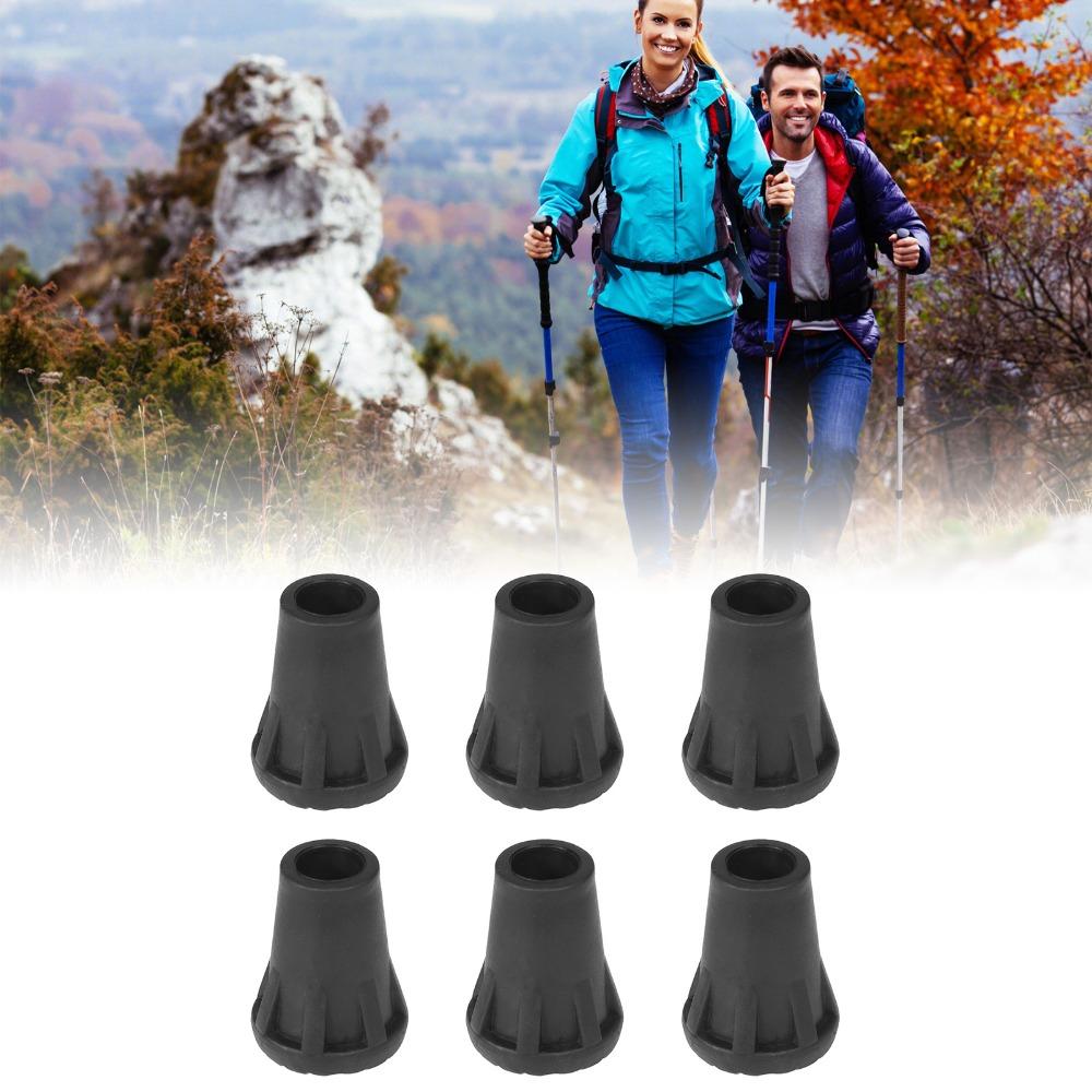 15 Pcs Plastic Walking Stick Cap Enhanced Grip End Caps Protector Durable Hiking Pole Tip Walking