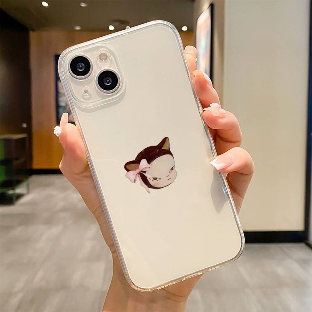 Y-Yoshitomo N-Nara Phone Case For iPhone 17 16e 16 15 14 13 12 11mini Pro Max X XR XSMAX 8 7 Air Plus Soft Cover