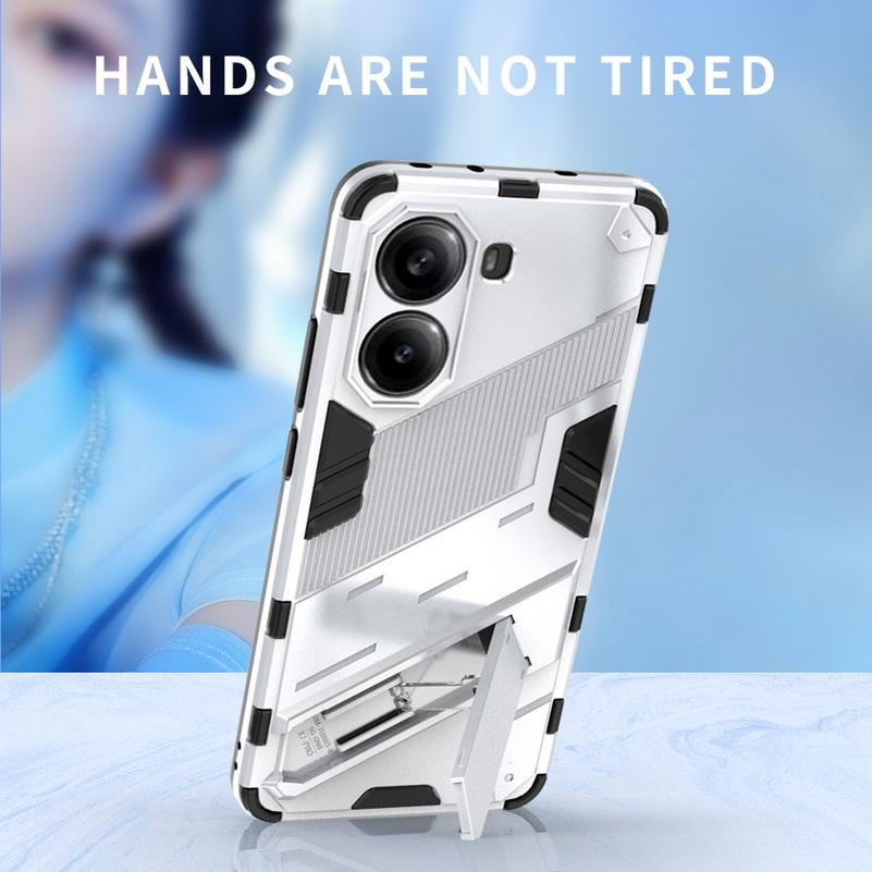 Invisible Integrated Bracket Case for Xiaomi Redmi Turbo 4 3 Redmi 14C 13 13C 12 12C Redmi A4 A3 A2 A1 KickStand Protect Cover
