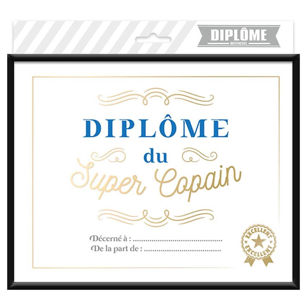 Les Trésors De Lily [A3449] - Vícebarevný rám na diplom 'Super Copain' - 25x20 cm