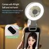 Portable USB Charging Desk Fan With Phone Holder And Three Speed Setting Suitable For Camping Photography Mobile Devices
