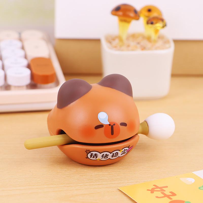 Wooden Fish Desktop Ornament: Decompression Toy for Emotional Stability - Ideal Birthday Gift for Women