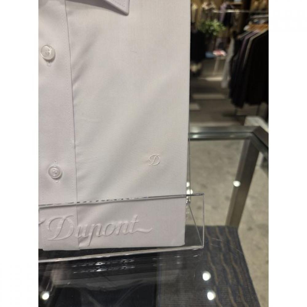 S.t. Dupont Stretch Basic Fit White Shirt Se6sm12ls703swh