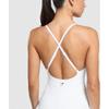 Gymshark Strappy 2 In 1 Dress White B2c6r Wb57