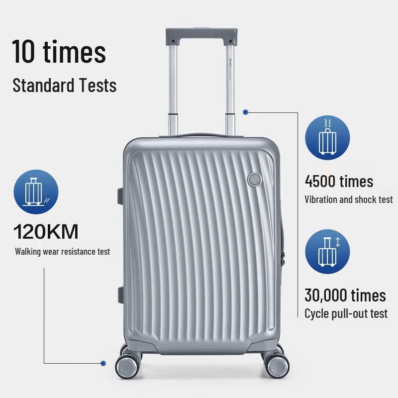OIWAS 20-Inch Smart Front-Opening Carry-On Luggage