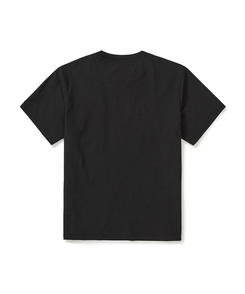 SNOWPEAK APPAREL Air Quick Dry Short Sleeve T-Shirt (S25Mmtts14) Dark Charcoal