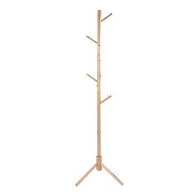 Ξύλινη κρεμάστρα παλτών και καπέλων σε σχήμα δέντρου, Στάντ καπέλων για ρούχα, Κρεμάστρα δαπέδου, Υπνοδωμάτιο