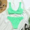 High-Waisted Special Fabric Fashion Bikini Swimsuit for Women