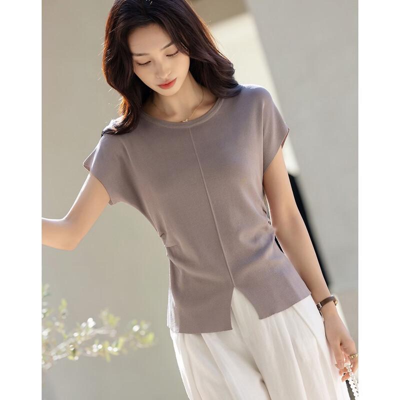 Women's Elegant Round Neck Knit Top